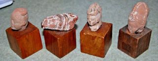 4 - Ancient Greco - Roman Greek Terracotta Head Bust Figure Artifact - Figures 6