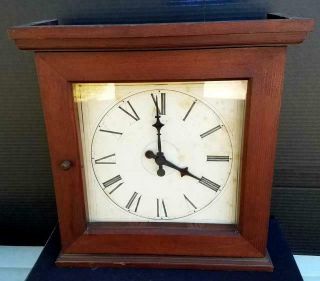 Charles Alvah Smith Signed 1938 Hand Made Clock Missing Parts