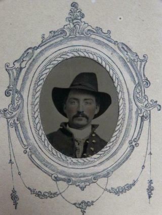Civil War Soldier Cdv Photo Card Army Of The Cumberland Nr