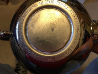 Antique Manning Bowman Percolator Meteor Stove Top 1906 Creamer and Sugar 4