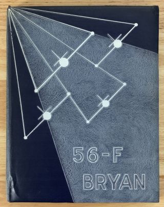 Usaf Bryan Air Force Base 3530th Fighter Pilot Training 1956 Yearbook 1956 - F