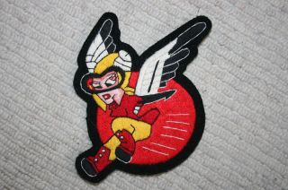Quality Wwii Wasp Pilot Fifinella Squadron A2 Jacket Patch Female Red