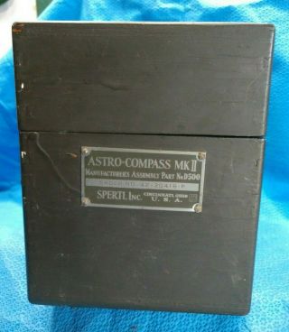Sperti Astro Compass Mk Ii Wooden Case Box Only D500
