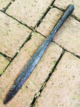 900 Ad Antique Long Viking Spear Lance Halberd Spearhead N Sword Rapier