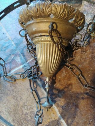 Arts & Crafts/mission Brass chandelier,  light fixture,  antique,  sconce,  lamp 14 11