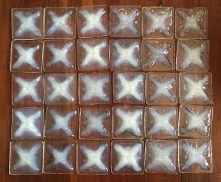 30 Rare Interesting Architectural Glass Tiles Vintage? Mid Century? Who Knows?