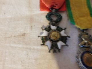WW1 French medal group,  Including Legion of Honor,  and 50 year anniversary of WW 3