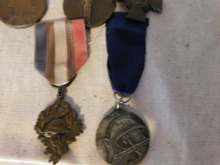 WW1 French medal group,  Including Legion of Honor,  and 50 year anniversary of WW 5