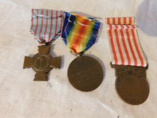 WW1 French medal group,  Including Legion of Honor,  and 50 year anniversary of WW 7