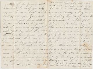 1861 CIVIL WAR LETTER TO SOLDIER IN 23rd OHIO GREAT CONTENT - KILLED IN VA 1864 2