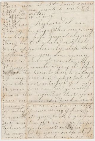 1861 CIVIL WAR LETTER TO SOLDIER IN 23rd OHIO GREAT CONTENT - KILLED IN VA 1864 3