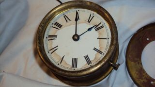 Antique Standard Electric Time Company Master Slave clock Pilot Brass Interior 2
