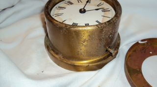 Antique Standard Electric Time Company Master Slave clock Pilot Brass Interior 3