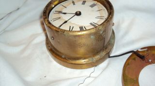 Antique Standard Electric Time Company Master Slave clock Pilot Brass Interior 5