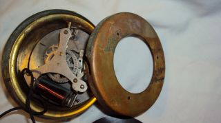 Antique Standard Electric Time Company Master Slave clock Pilot Brass Interior 9