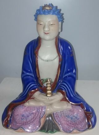 Antique Chinese Porcelain Buddha figurine early Peoples ' s Republic of China. 2