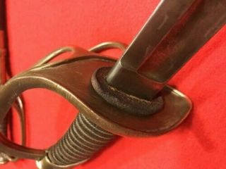 Civil War Model 1840 Cavalry Saber with Scabbard by Friedrick Potter 6