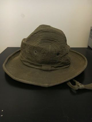 Vintage French Army Bush jungle Hat size 58 Indochina War 2