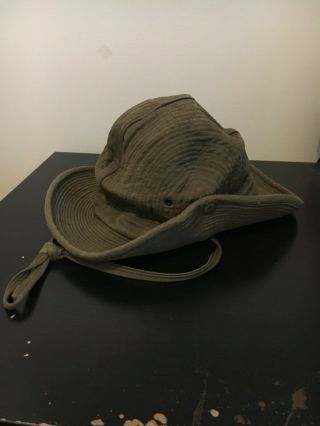 Vintage French Army Bush jungle Hat size 58 Indochina War 4