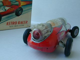 Vintage Japan Tin Astro Racer by Daiya NMIB Batt Op.  With Lights,  Astonish 5