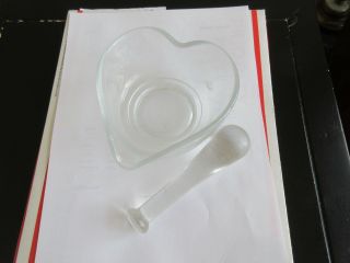 Mortar and Pestle,  Vintage,  Collectible,  Rare,  Glass,  Heart Shape 2