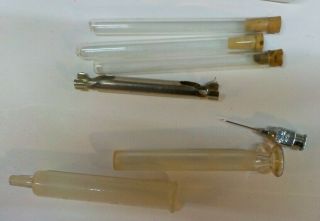 Antique or Vintage B - D Glass Syringe Set w/ Metal Case No.  1511 4