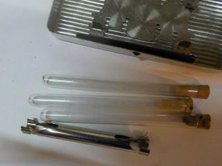 Antique or Vintage B - D Glass Syringe Set w/ Metal Case No.  1511 6