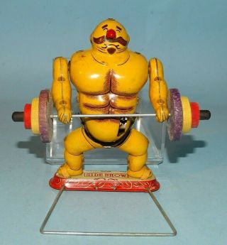 Samson The Strong Man Tin Windup Toy Tps Japan