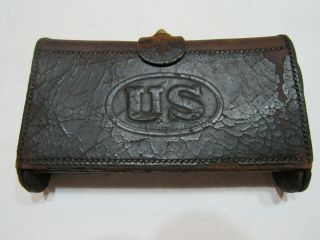 Civil War Era Mckeever Leather Ammo Pouch 45/70 Government