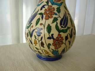 ANTIQUE 1920s GREEK POTTERY KUTAHYA ATHENS OTTOMAN INZIK ISLAMIC CERAMIC VASE 7