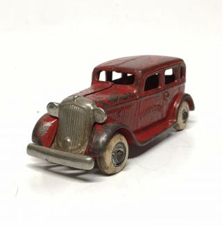 Rare Arcade 1934 Plymouth Sedan 4 - 3/4 " Coupe Car Hubley Kenton Cast Iron Truck