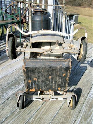 3 Vintage Taylor Tot Wood & Metal Baby Buggy Strollers,  2 Deluxe w/Fenders,  L@@K 8