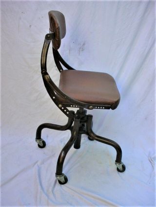 Vintage Industrial DO/More Office Desk Chair Mid Century Emeco Era 2
