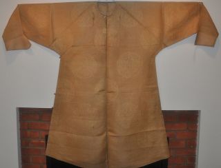 Antique Chinese Qing Dynasty Silk Gauze Summer Robe