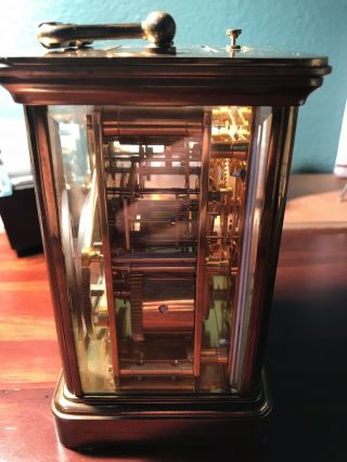 Estate Vintage Matthew Norman Swiss Repeater Carriage Clock 4