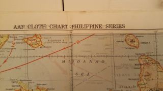 WWII AAF Cloth Chart Pilot Escape Map Philippine Series (Two sided) C43 and C44 6
