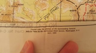 WWII AAF Cloth Chart Pilot Escape Map Philippine Series (Two sided) C43 and C44 9