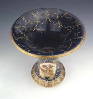 Antique Japanese Satsuma Pottery - Large Oriental Precious Objects Vase 9