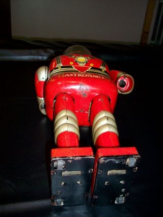 vintage Cragstan Astronaut,  antique toy from Japan,  battery operated robot 5