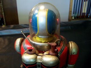 vintage Cragstan Astronaut,  antique toy from Japan,  battery operated robot 9