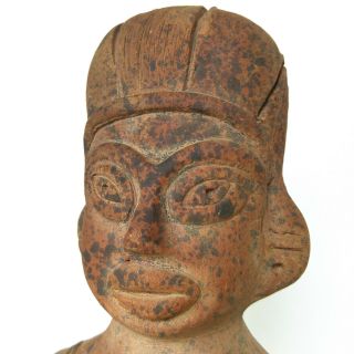 Mexican Statue Pre - Columbian Mayan Figurine Clay Pottery Mexico Inca Aztec 9,  25 
