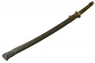 SHINTO WWII Japanese Samurai Sword SHIN GUNTO WAKIZASHI NIHONTO WW2 BLADE 11