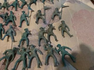 1960s Marx Giant Fort Apache Playset Long Coats Cavalry 44.  With 44 horses 4