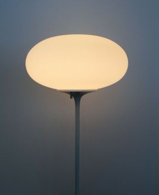 Rare Laurel Light Lamp Mushroom Replacement Glass Eames Bill Curry Design Line