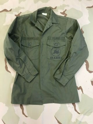Us Navy Seabees Vintage Og - 507 Shirt Man 