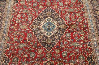 Wool Persian Traditional Area Rug Oriental Floral Hand - Knotted Carpet 8 x 12 RED 3