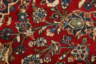 Wool Persian Traditional Area Rug Oriental Floral Hand - Knotted Carpet 8 x 12 RED 9