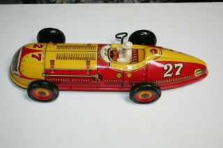 1950s Marx 27 Tin Wind Up 1948 Indy 500 Champion Race Car Minty