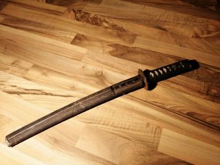 Big Naginata Wakizashi Edo Samurai Sword Katana Arrow Japanees Edo Hamon Hada