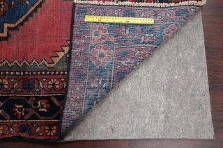 Antique Geometric EVENLY WORN Old Bakhtiari Persian Area Rug Oriental Wool 4 ' x7 ' 10